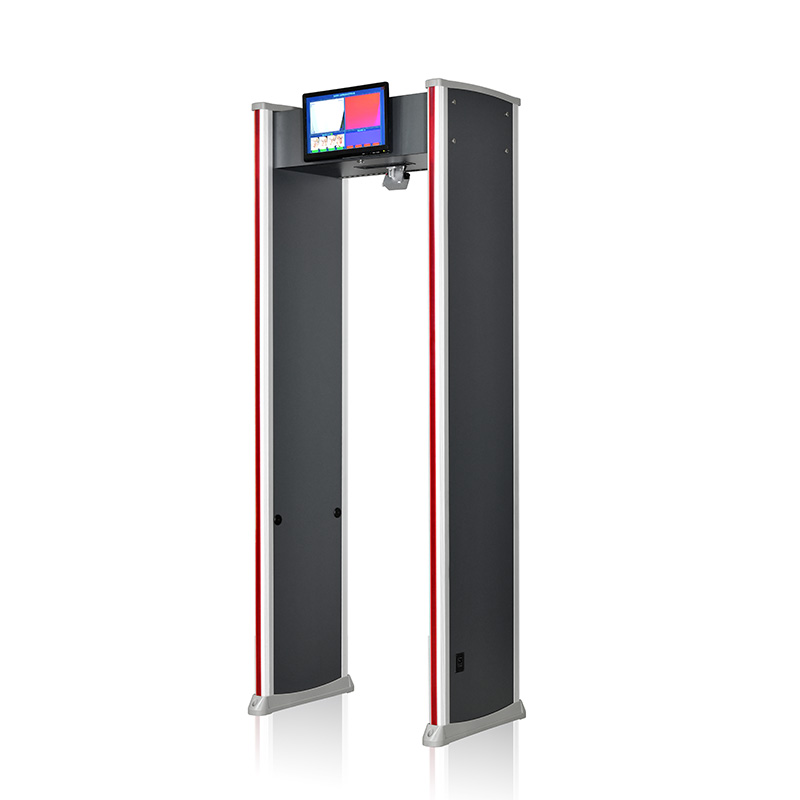 第九代M-303快速無(wú)感熱成像測(cè)溫+金屬安檢門(mén)