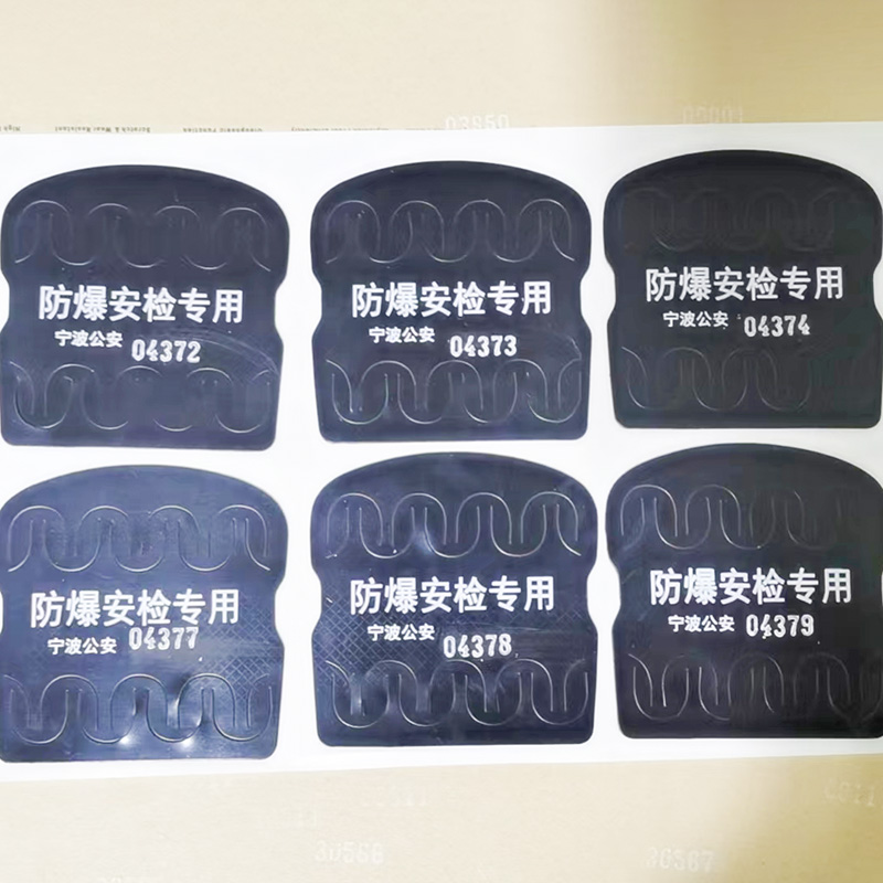 防爆安檢地井蓋封條